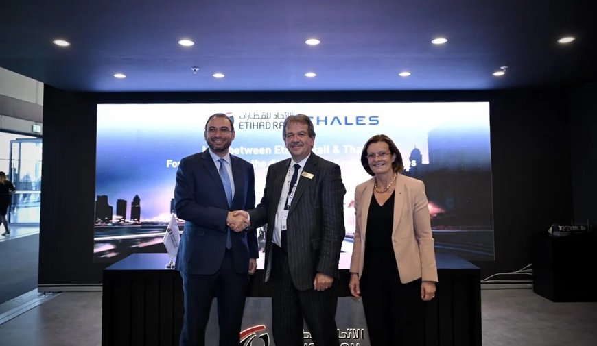 Thales and Etihad Rail sign a Memorandum of Understanding to support sustainable transportation projects in the Middle East